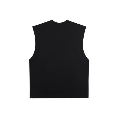 Men's Raw Edge Cotton Tank Top